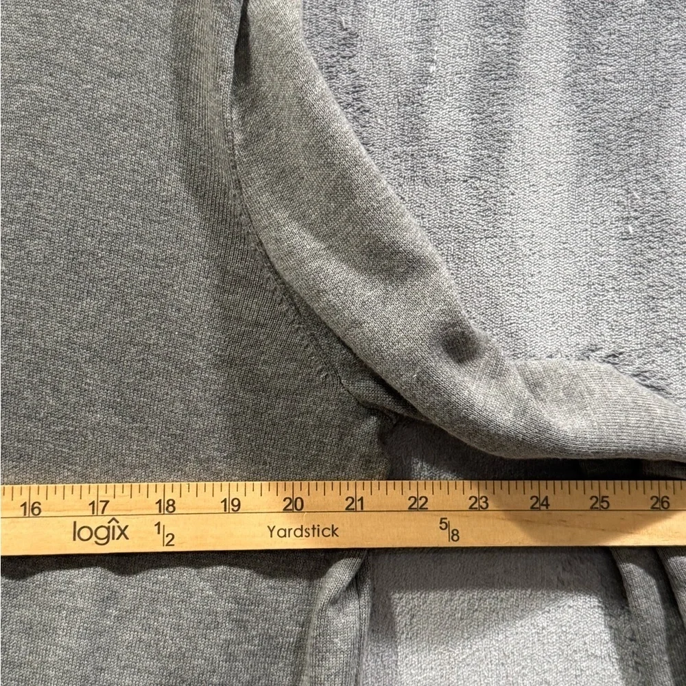 Polo Ralph Lauren Jumper Mens Size L Grey Pima cotton Sweater knit long Sleeve